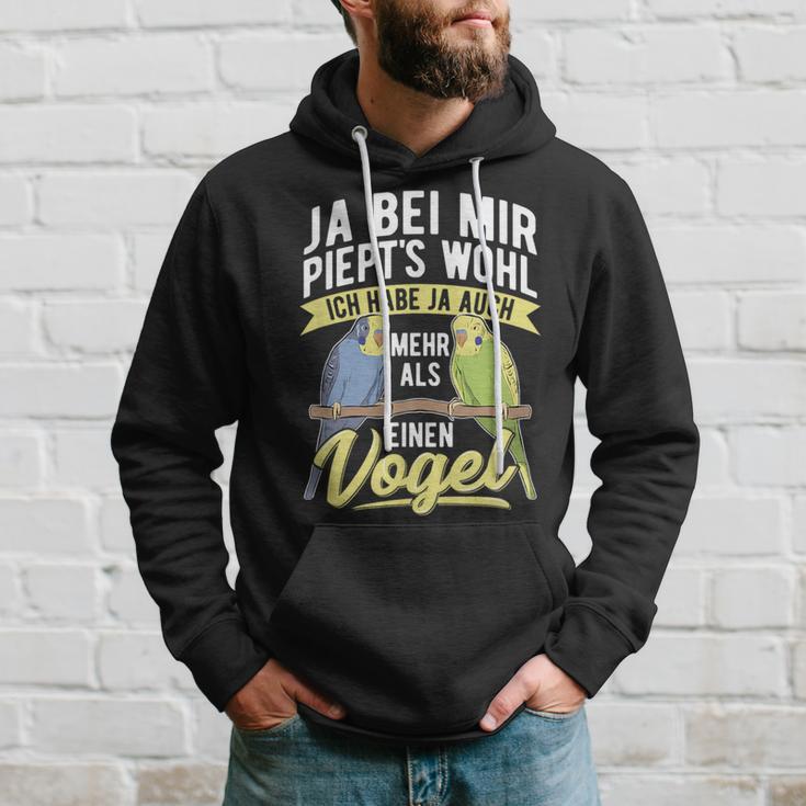 Budgie Ja Bei Mir Piept's Bird Kapuzenpullover Geschenke für Ihn