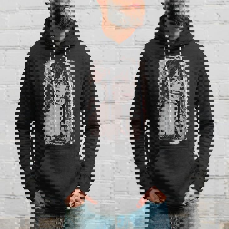Camisa De Anime Gótica Creepy Horror Anime Manga Japonés Sudadera Regalos para él