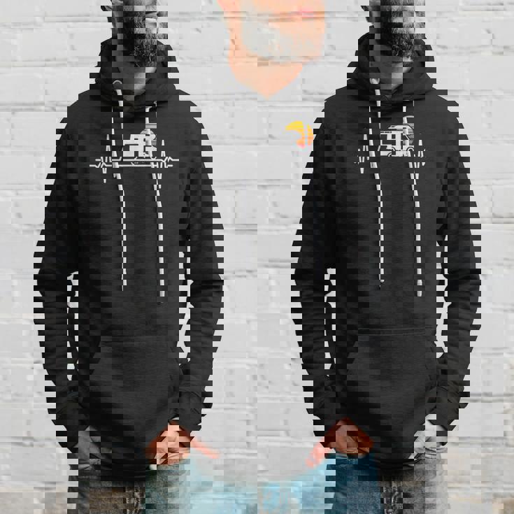 Camping Heartbeat Rv Caravan Motorhome Hoodie Gifts for Him