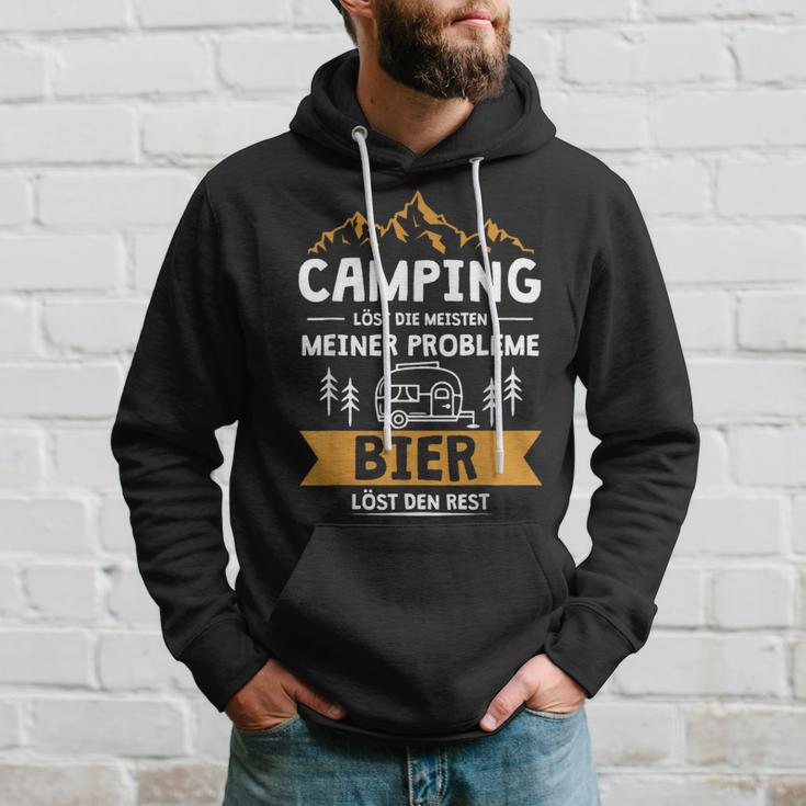 Camping Solves Die Meisten Meiner Probleme Bier Solves Den Rest Kapuzenpullover Geschenke für Ihn