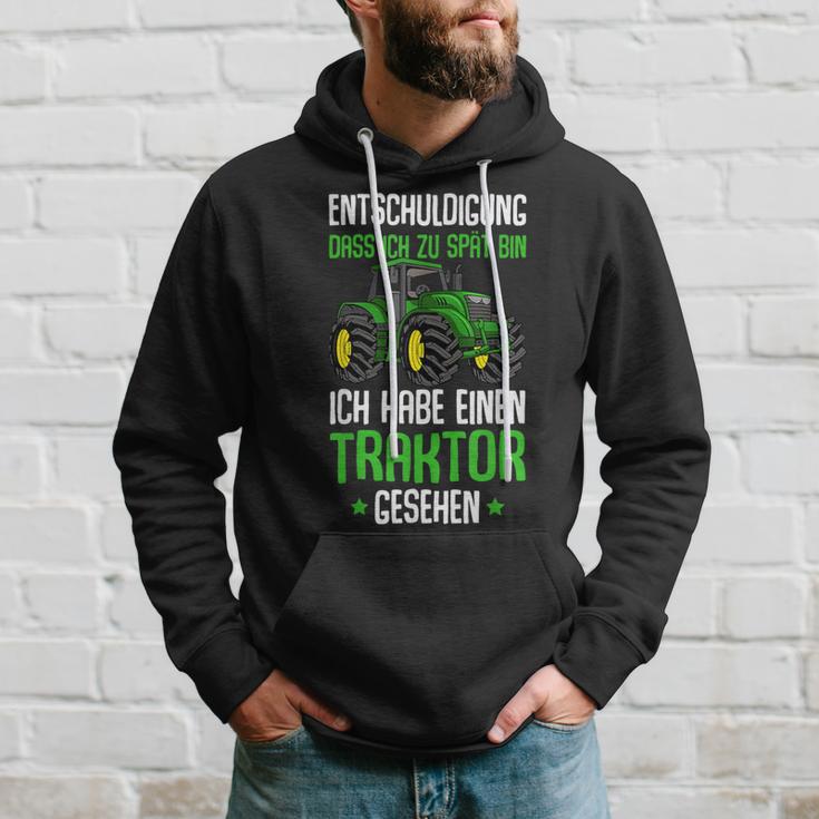 Children's Entschuldigung Das Ich Zu Late Tractor Kapuzenpullover Geschenke für Ihn