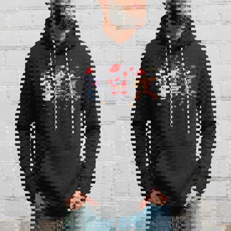 Christmas Dab Dabbing Bonhomme De Neige Du Père Noël Sweat à capuche Cadeaux pour lui
