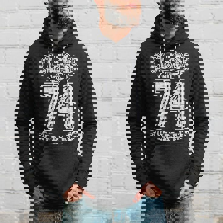 Class 74 50Th High School Alumni 50 Yrs 1974 College Reunion Hoodie Gifts for Him
