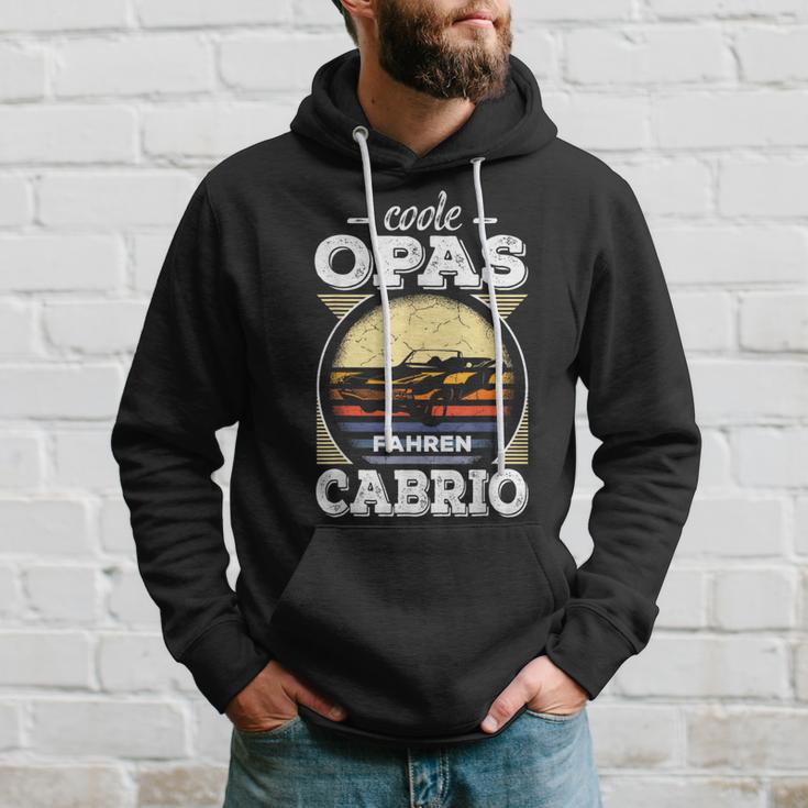 Cool Grandpa Driving Cabrio Cover Retro Carintage Pensioner Kapuzenpullover Geschenke für Ihn