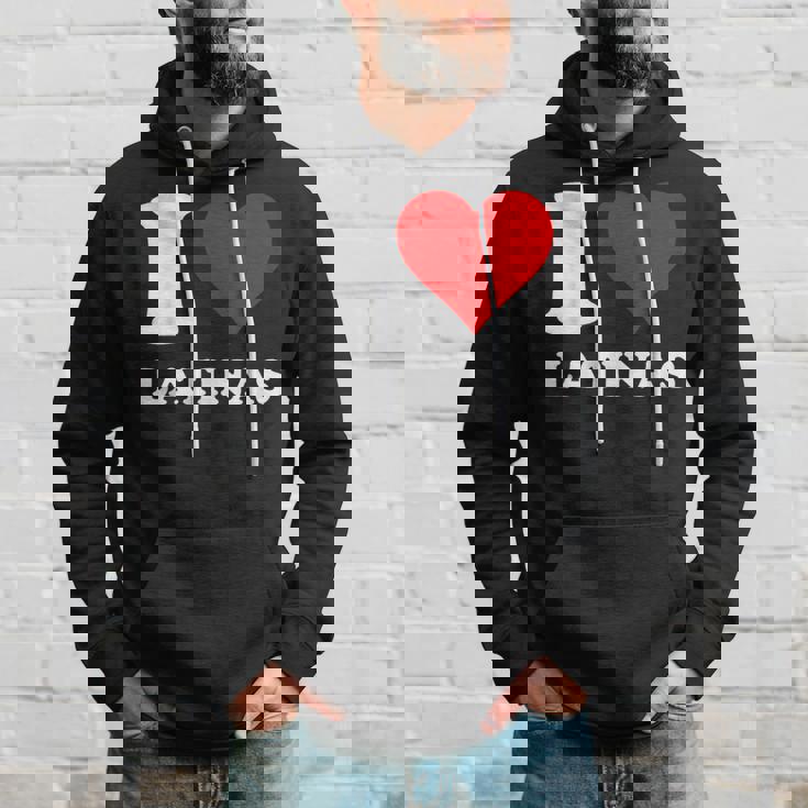Corazón Rojo I Love Latinas Sudadera Regalos para él