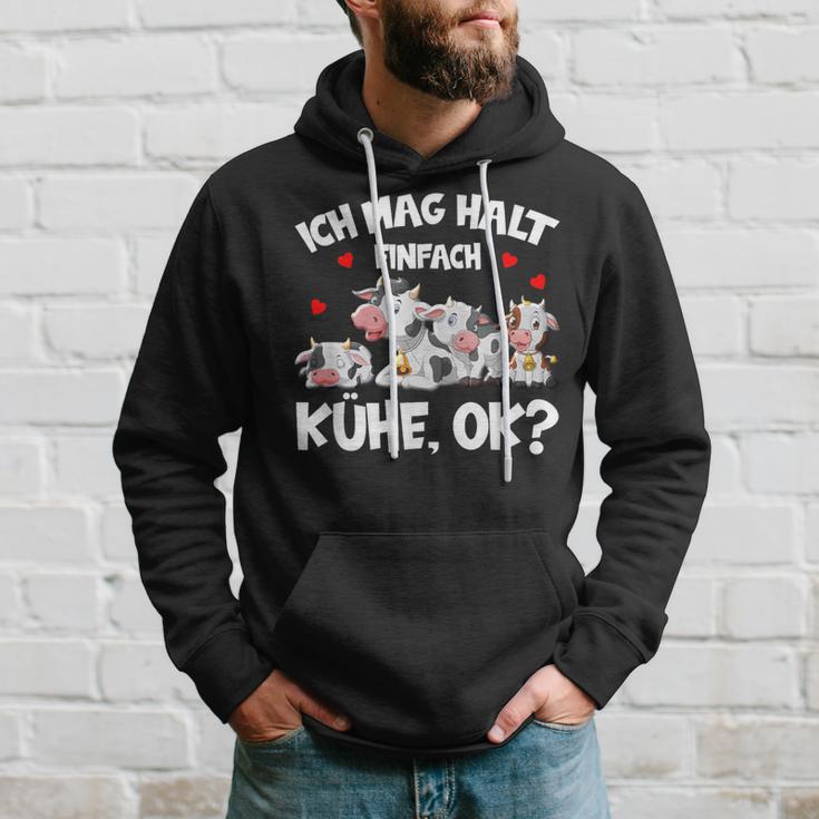 Cow Ich Mag Halt Einfach Cows Ok Bauer Cow Kapuzenpullover Geschenke für Ihn