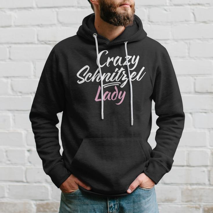 Crazy Schnitzel Lady German Schnitzel Kapuzenpullover Geschenke für Ihn