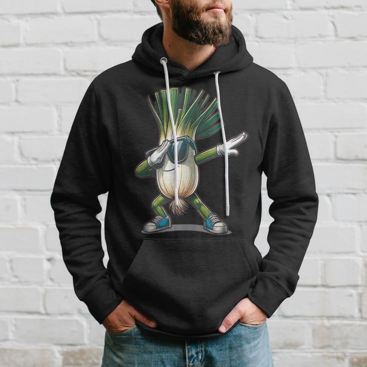 Dab Leek Dancing Dabbing Leekegetables Kapuzenpullover Geschenke für Ihn