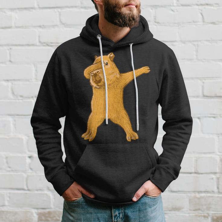 Dabbing Capybara Kapuzenpullover Geschenke für Ihn