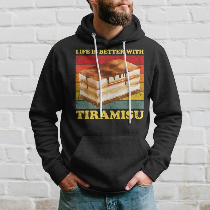 Das Leben Ist Besser Mit Tiramisu Tiramisu Kapuzenpullover Geschenke für Ihn