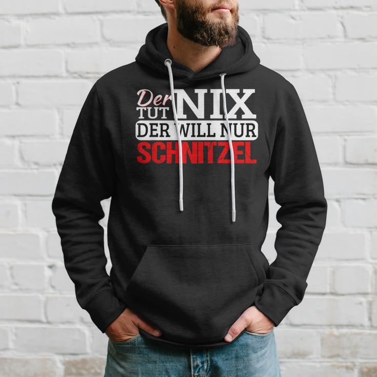 Der Tut Nix Der Will Nur Schnitzel Schnitzelliebe Kapuzenpullover Geschenke für Ihn