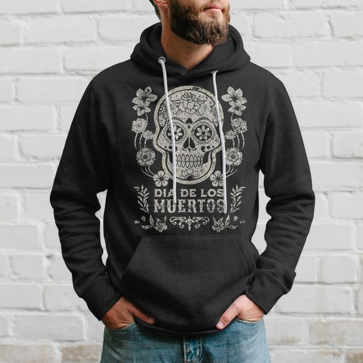 Dia De Los Muertos Mexico Sugar Skull Kapuzenpullover Geschenke für Ihn