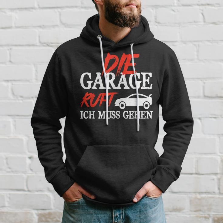 Die Garage Ruft Mechanik Kfz Humour Mechanic Kapuzenpullover Geschenke für Ihn