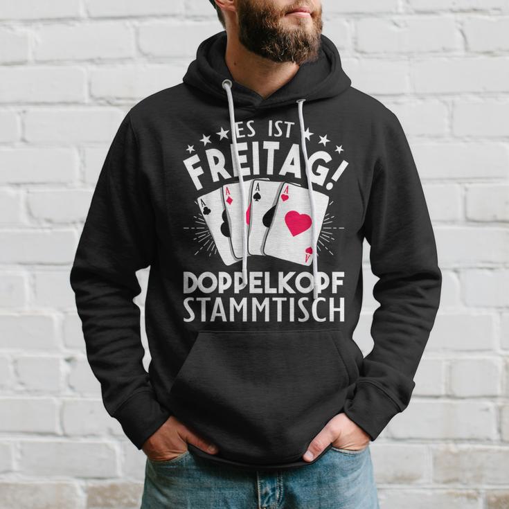 Doppelkopf Stammtisch Doppelkopf Kapuzenpullover Geschenke für Ihn