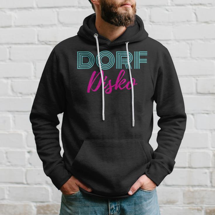 Dorfdiskoillage 80S Fans Ossi Rave Techno Rave Kapuzenpullover Geschenke für Ihn