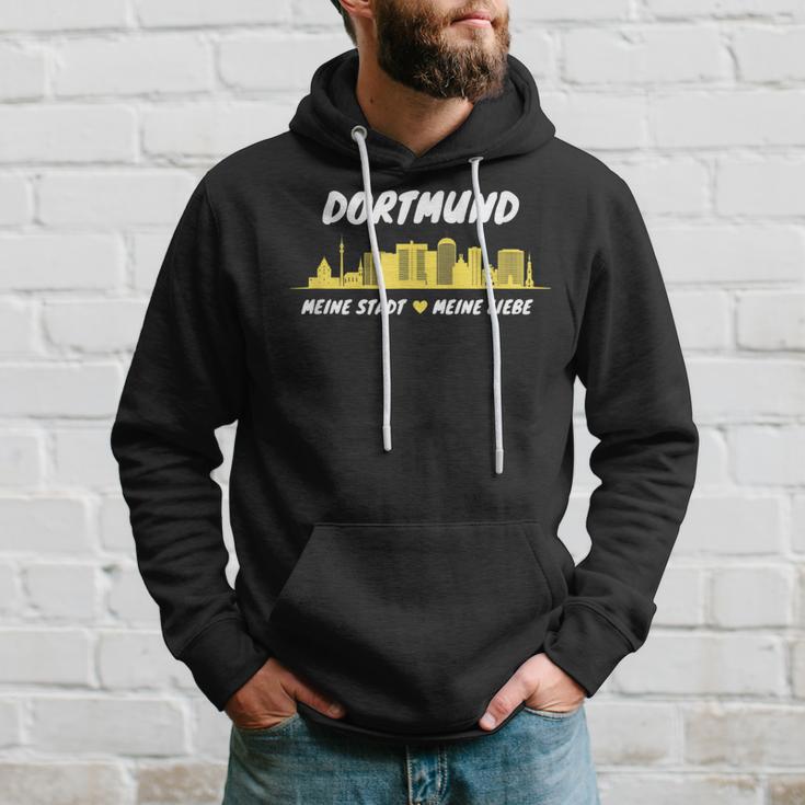 Dortmund Skyline My Love Landmark Stadium Ultras Kapuzenpullover Geschenke für Ihn