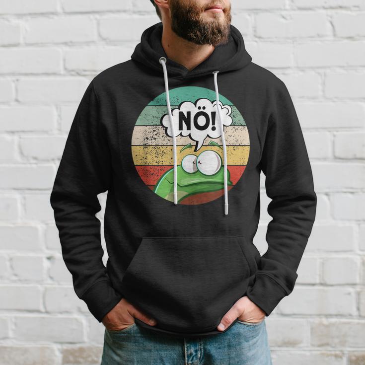 Before Du Fragst Nein Nöintage Frog Kapuzenpullover Geschenke für Ihn