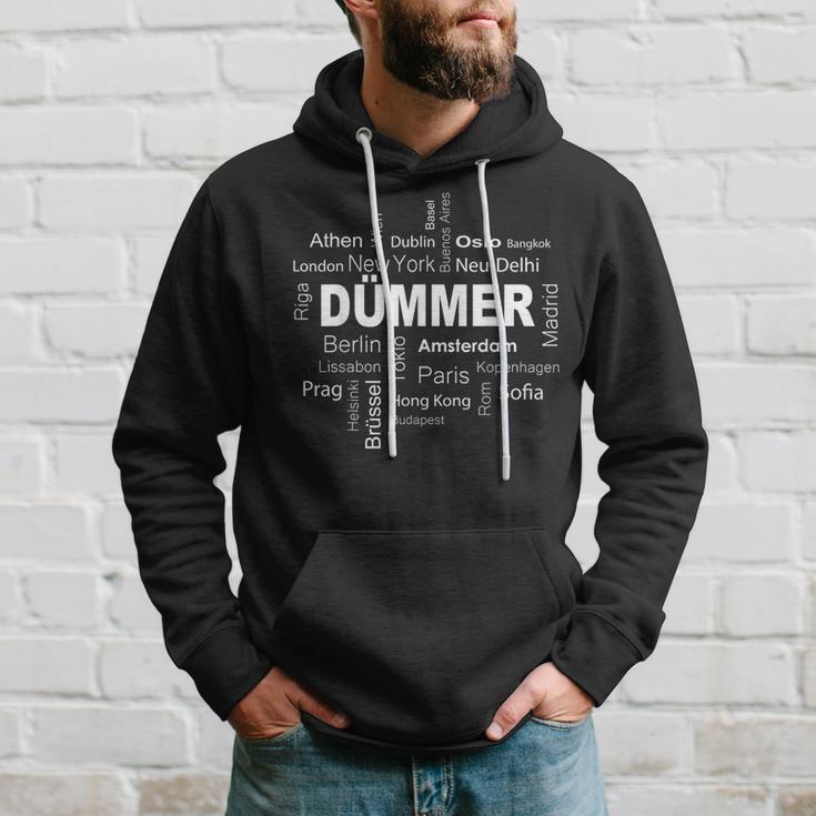 Dümmer Meine Hauptstadt Kapuzenpullover Geschenke für Ihn