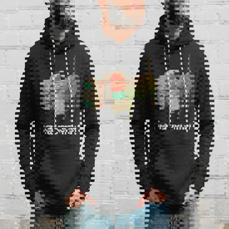 I Eat Cement Cat Offensive Inappropriate Adult Meme Hoodie Gifts for Him