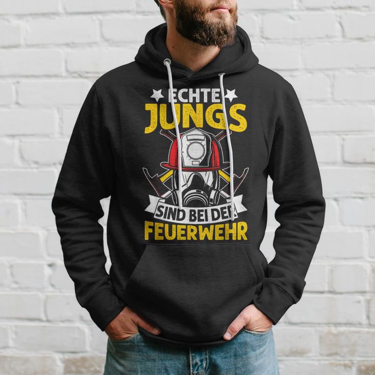 Echte Jungs Sind Feuerwehr Kapuzenpullover Geschenke für Ihn