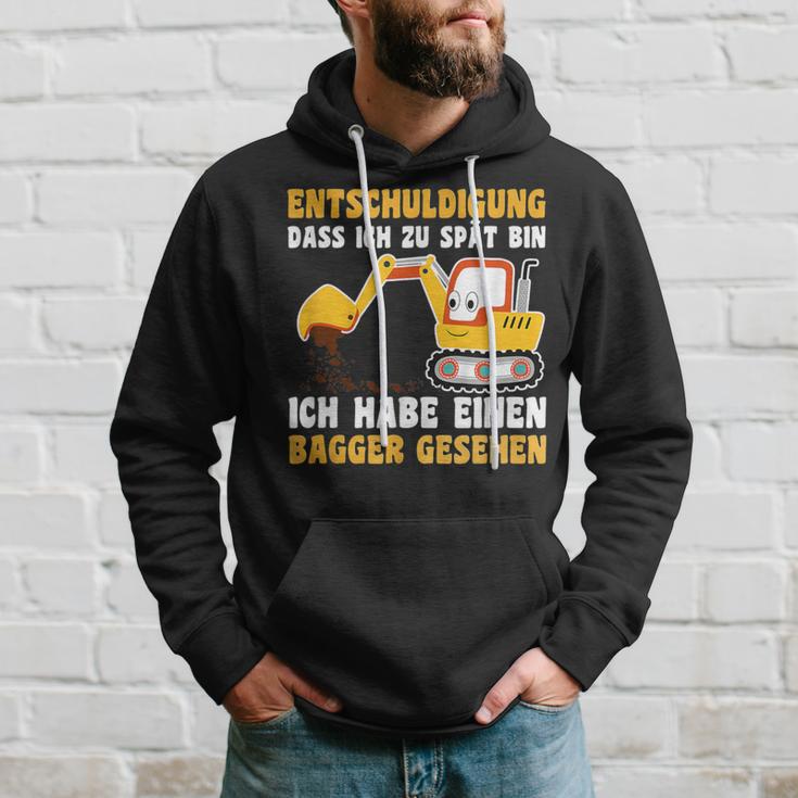 Entschuldigung Das Ich Zu Spät Bin Habe Einen Excavator Seen Kapuzenpullover Geschenke für Ihn