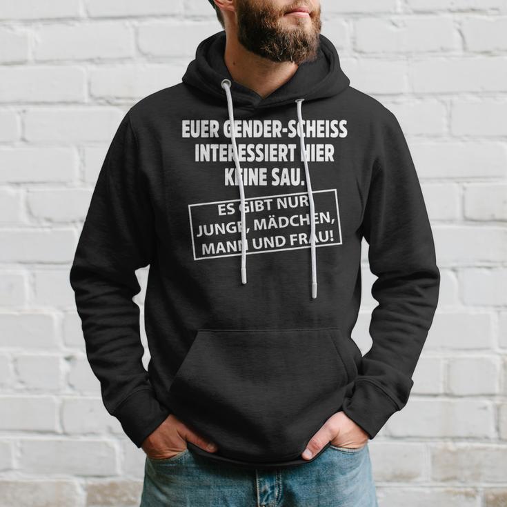 Euer Genderscheiss Interessiert Hier Keine Sau Kapuzenpullover Geschenke für Ihn