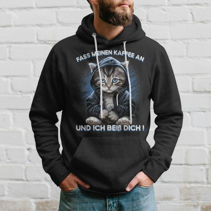 Fass Meinen Kaffee An Und Ich Beißdich Kapuzenpullover Geschenke für Ihn