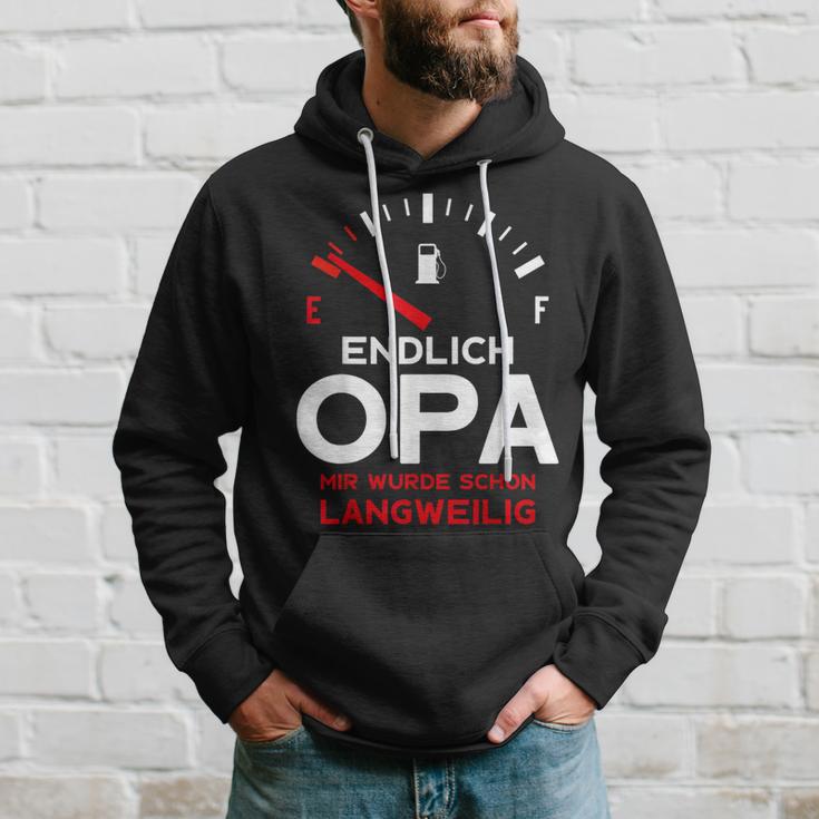 Finally Grandpa Mir Wurde Schon Langweilig Opa Kapuzenpullover Geschenke für Ihn