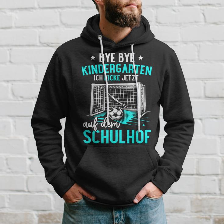 Football Bye Bye Kindergarten I Tschüss Kindergarten Kapuzenpullover Geschenke für Ihn