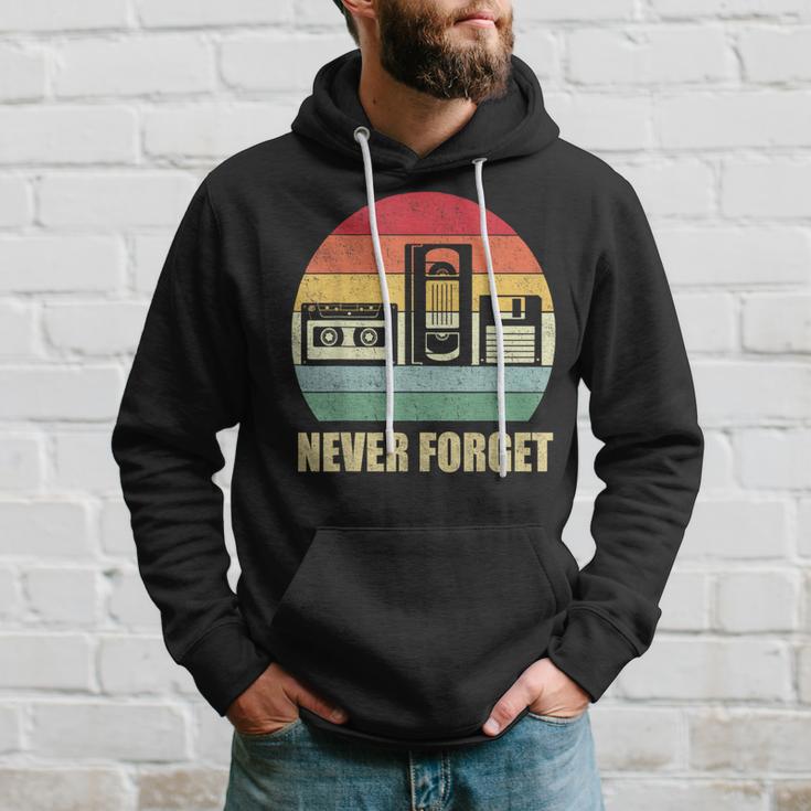 Never Forget Audio Cassette 70S 80S 90S Kapuzenpullover Geschenke für Ihn