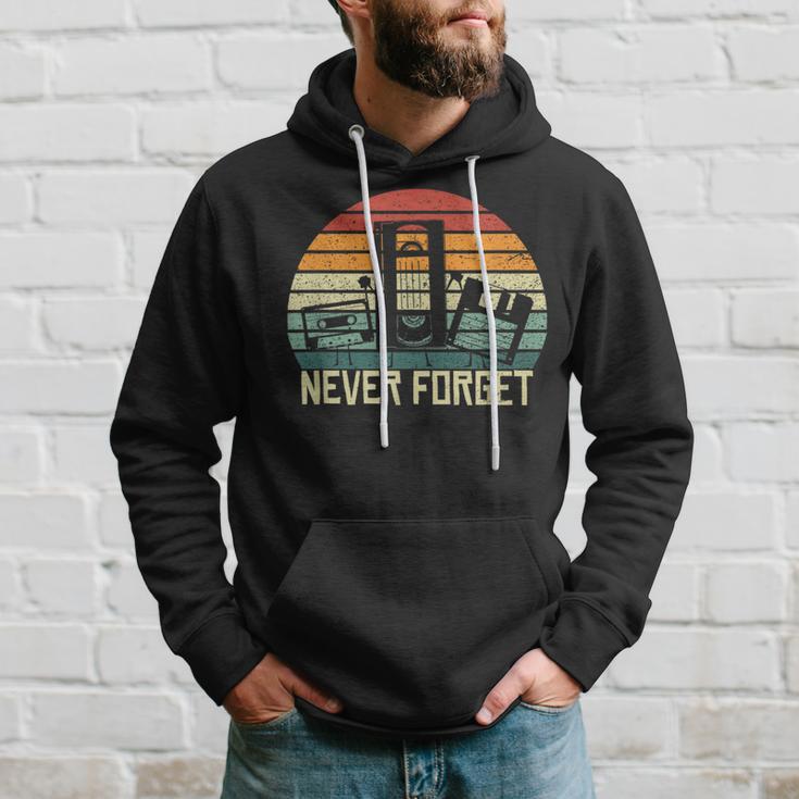 Never Forgetintage Cassette Tapehs Retro Kapuzenpullover Geschenke für Ihn