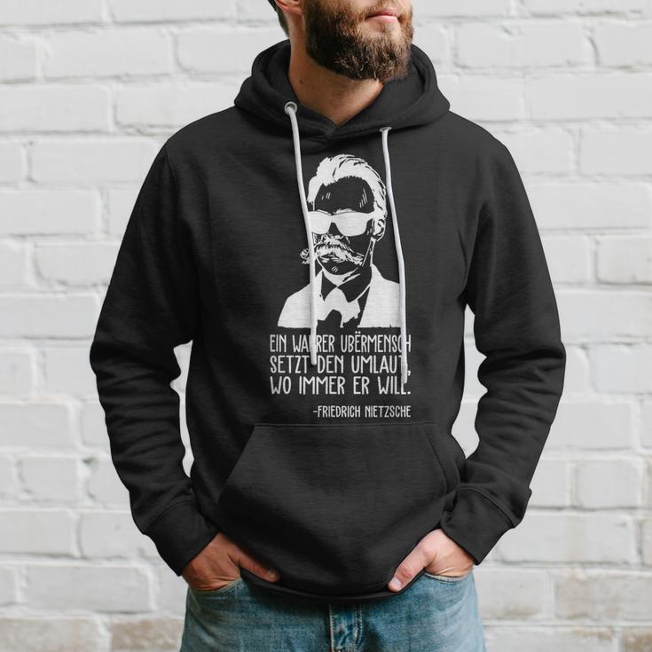 Friedrich Nietzsche Philosophie Deutscher Philosopher Kapuzenpullover Geschenke für Ihn