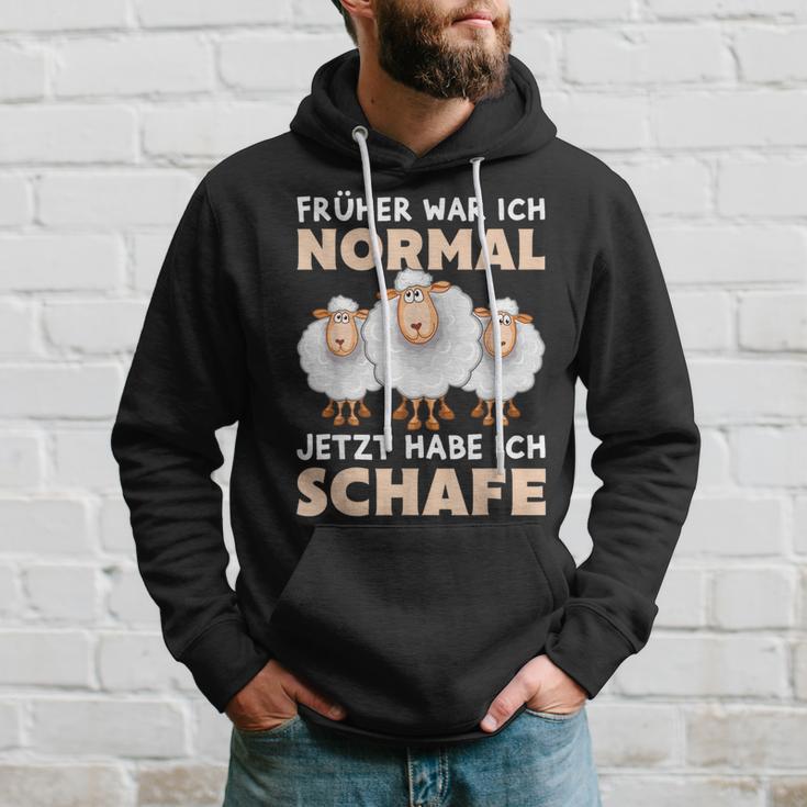 'Früher War Ich Norme Jetzt Habe Ich Schafe Bauer Schäfer Kapuzenpullover Geschenke für Ihn