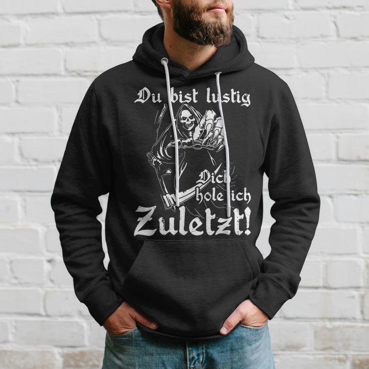 Biker Rocker Du Bist Lustig Dich Hole Ich Last Kapuzenpullover Geschenke für Ihn