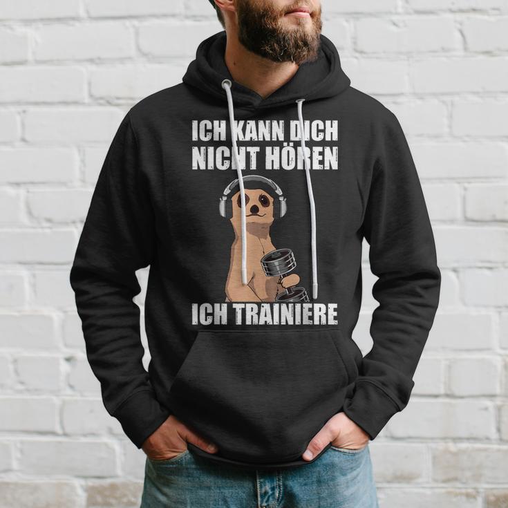 Bodybuilding Ich Kann Dich Nicht Hören Ich Kapuzenpullover Geschenke für Ihn