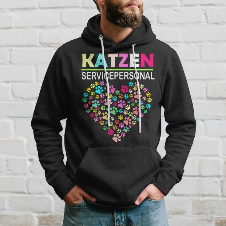 Cat Service Personnel Cat Pet Cat Love Kapuzenpullover Geschenke für Ihn