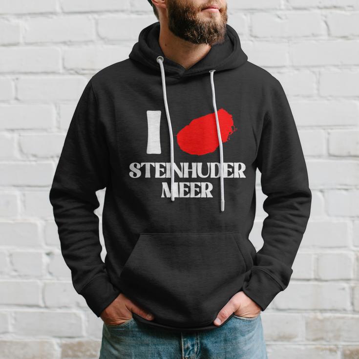 Saying Hannover Hagenburg I Love Steinhuder Meer Kapuzenpullover Geschenke für Ihn