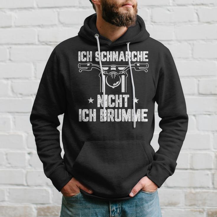 Snoring Motorcycle Slogan Sleep Kapuzenpullover Geschenke für Ihn