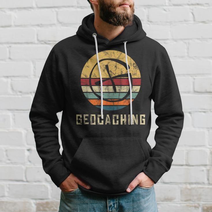 Geocaching Geocacher Geocache Gps Outfitintage Retro Kapuzenpullover Geschenke für Ihn