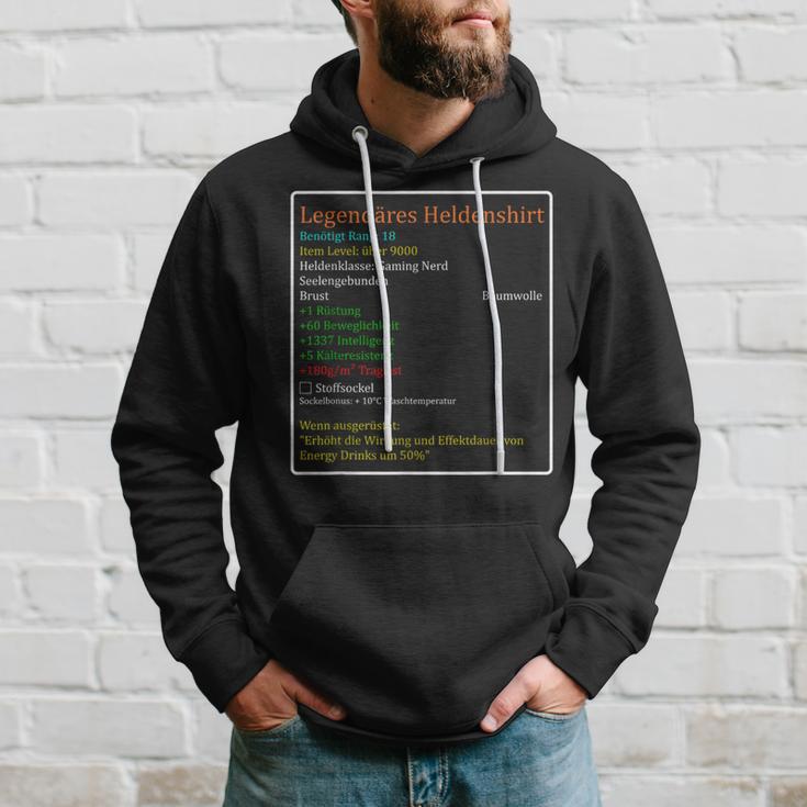 For Gamers And Mmo Rpg Nerds Legendary Heroes Kapuzenpullover Geschenke für Ihn