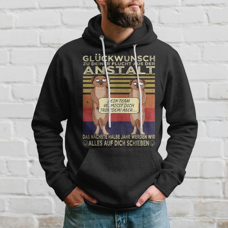 Glückwunsch Zu Dein Flucht Zum Farewell Meerkat S Kapuzenpullover Geschenke für Ihn