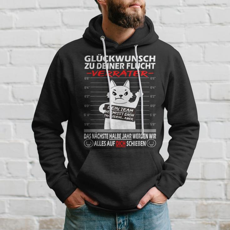 Glückwunsch Zu Deiner Flucht Neuen Job Cat S Kapuzenpullover Geschenke für Ihn