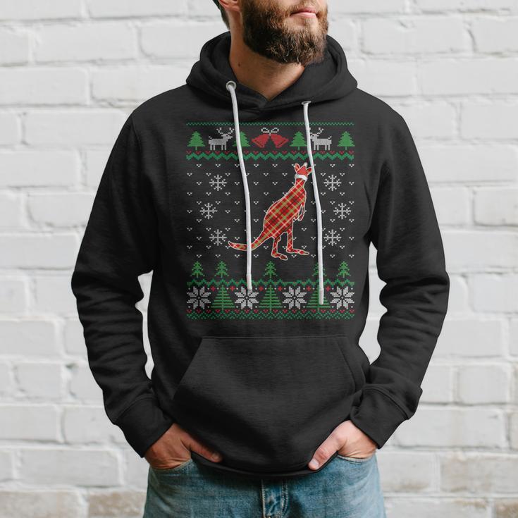 Hässliches Weihnachtskänguru Australien & Aussie Animal Kapuzenpullover Geschenke für Ihn