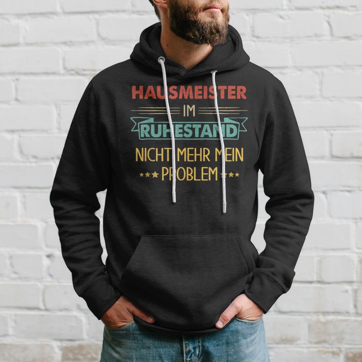 With Hausmeister Im Ruhestand Nicht Mehr Mein Problem Kapuzenpullover Geschenke für Ihn