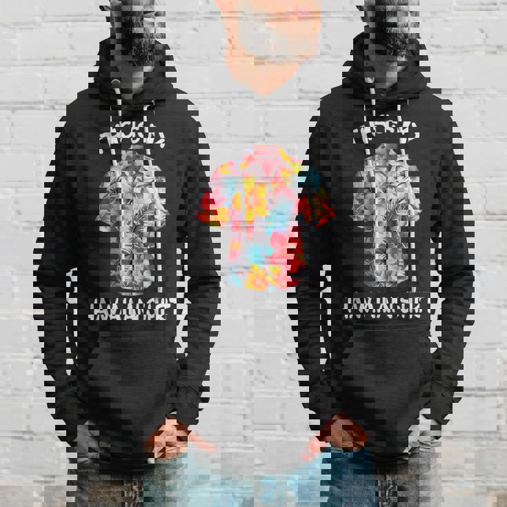 This Is My Hawaiian Tropical Luau Costume Party Hawaii Hoodie Gifts for Him