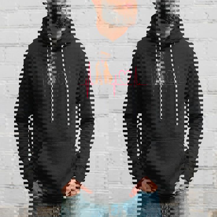 Heartbeat Boxer Dog Hoodie Gifts for Him