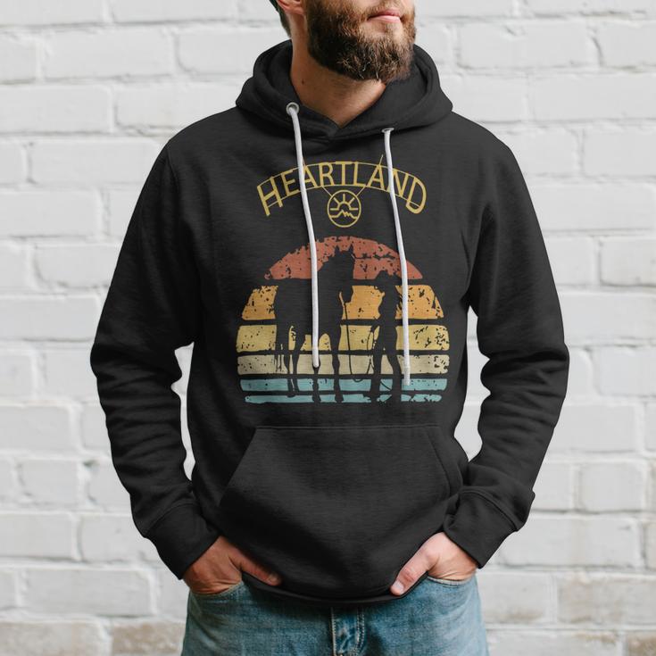 Heartland Retrointage Sunset Kapuzenpullover Geschenke für Ihn