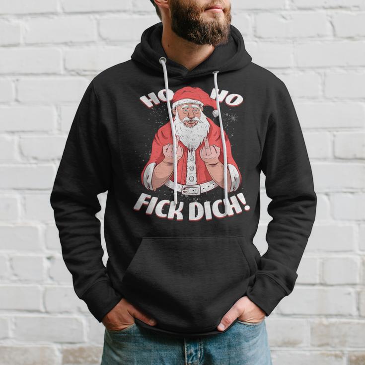 Ho Ho Fick Dich Christmas I Anti Christmas Kapuzenpullover Geschenke für Ihn