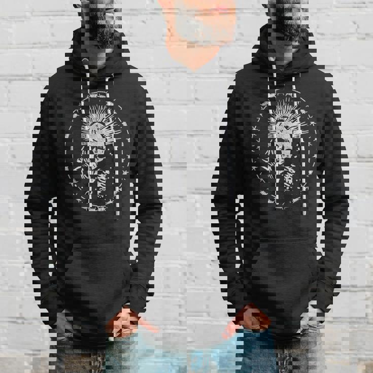 Hombre De Música Punk Rock Grunge Calavera Grunge Punk Mohawk