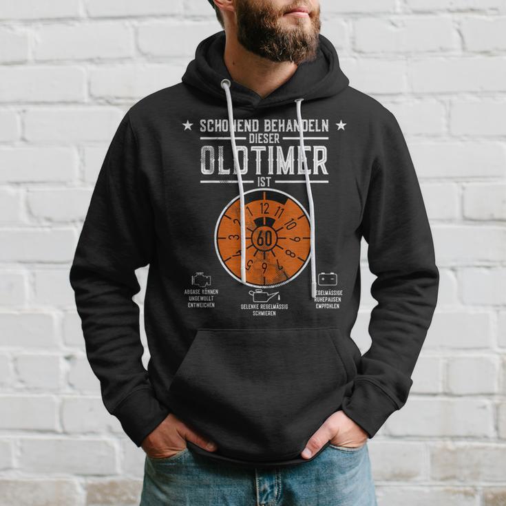 Hu Plaque Schonend Behandeln Oldtimer Ist 60 Birthday Kapuzenpullover Geschenke für Ihn